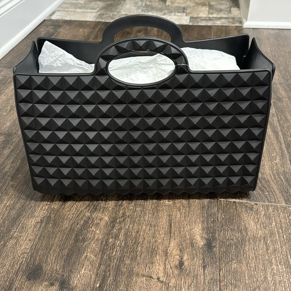 Valentino LE TROISIEME RUBBER SHOPPING BAG NWT - Picture 5 of 8